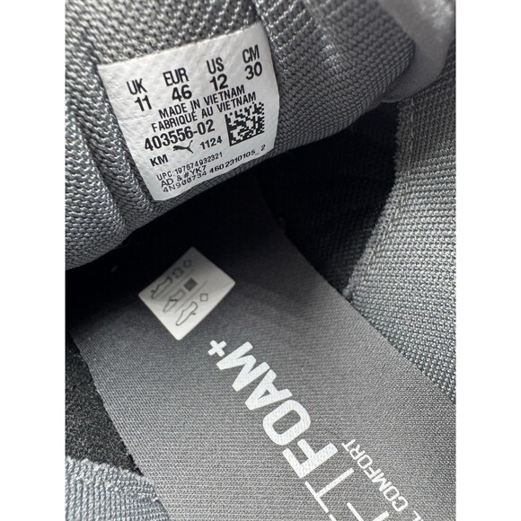 PUMA Men's Size 12 Skate Sneakers Lace-up Court Shoes, Gray - Picture 14 of 16